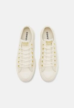 Converse CHUCK TAYLOR ALL STAR LIFT PLATFORM - Trainers - Egret/gold -Converse Store e943843202534e87b6eccc1ab0ab6e9b