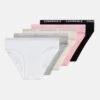 Converse Girl Logo Waistband 5 Pack - Briefs - White