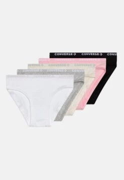 Converse Girl Logo Waistband 5 Pack - Briefs - White