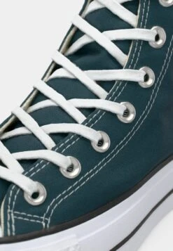 Converse CHUCK TAYLOR ALL STAR LIFT - High-top Trainers - Darkly Jaded/white/black -Converse Store eb84fb2a55184fd7a6f75f1774cdfae7