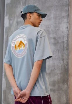 Converse Sail Away - Print T-Shirt - Tidepool Grey