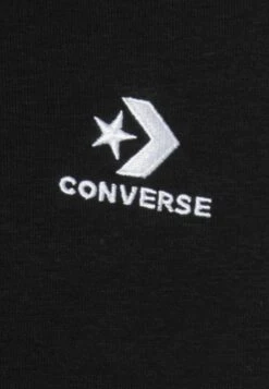 Converse Embroidered Star Chevron Brushed Back Zip Hoodie Unisex - Zip-Up Sweatshirt - Black -Converse Store ed434a9ab8f547958423e16ebd1396d4