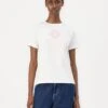 Converse STAR CHEVRON INFILL TEE - Print T-shirt - Vintage White