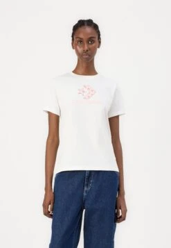 Converse STAR CHEVRON INFILL TEE - Print T-shirt - Vintage White