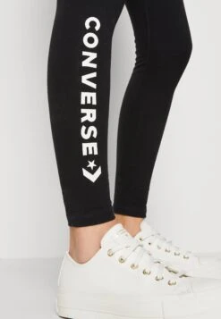 Converse Wordmark - Leggings - Trousers - Black -Converse Store ef3496cd546a49e98af6397f52d19eff