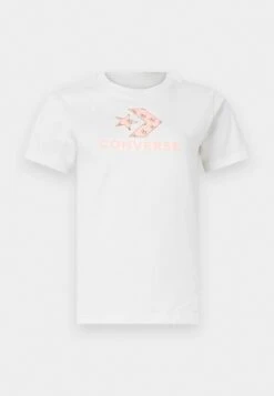 Converse STAR CHEVRON INFILL TEE - Print T-shirt - Vintage White -Converse Store f09d25a3822e4c9c8adb4215d579a66e