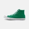 Converse CHUCK TAYLOR ALL STAR UNISEX - High-top Trainers - Amazon Green/white