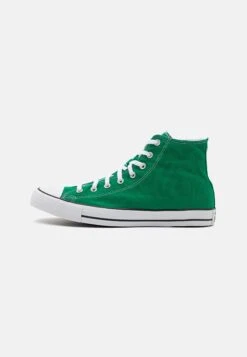 Converse CHUCK TAYLOR ALL STAR UNISEX - High-top Trainers - Amazon Green/white