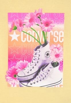 Converse Short Sleeve Floral Chuck Taylor Graphic - Print T-Shirt - Naples Yellow -Converse Store f0d1780f184b4f59bb9e0a28446ff43b