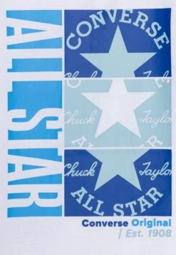 Converse Logo Boxes Tee Unisex - Print T-Shirt - White -Converse Store f0f54a545cf9491c94e5cf53d71b4f9f