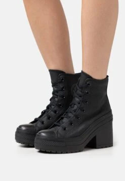 Converse Chuck 70 De Luxe - Lace-Up Ankle Boots - Black/White