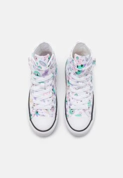 Converse Chuck Taylor All Star Easy On Galactic Gal - High-Top Trainers - White/Cyber Teal/Sunrise Pink -Converse Store f2d86e322b0b4505a04c46051c6da997