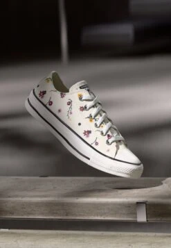 Converse CHUCK TAYLOR ALL STAR FLORAL - Trainers - Egret/sporty Berry/navy