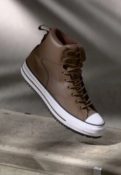 Converse CHUCK TAYLOR ALL STAR HIKER BOOT UNISEX - High-top Trainers - Grounded/totally Fudged/white