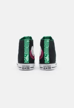 Converse Chuck Taylor All Star Unisex - High-Top Trainers - Black/Green/Prime Pink -Converse Store f8203fc090004d998f7fa3881a261cd4
