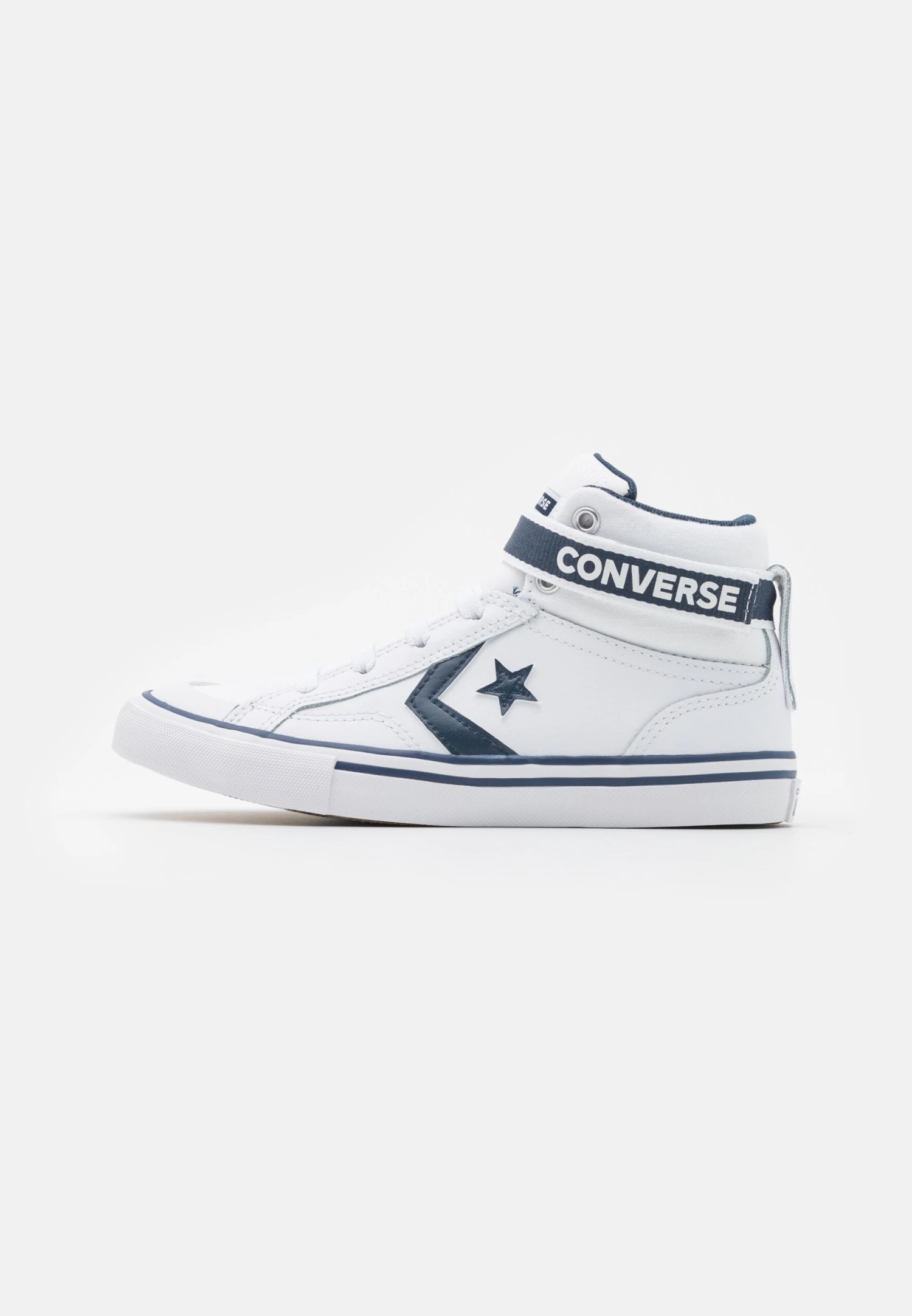 Converse Pro Blaze Strap Easy-On Varsity Club Unisex - High-Top Trainers - White/Navy 1 Converse Pro Blaze Strap Easy-On Varsity Club Unisex - High-Top Trainers - White/Navy