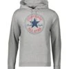 Converse Go-To All Star Patch Standard Fit Fleece Pullover Hoodi - Sweatshirt - Vintage Grey Heather