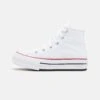 Converse CHUCK TAYLOR ALL STAR LIFT CANVAS PLATFORM UNISEX - High-top Trainers - White/garnet/navy