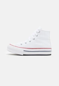 Converse CHUCK TAYLOR ALL STAR LIFT CANVAS PLATFORM UNISEX - High-top Trainers - White/garnet/navy