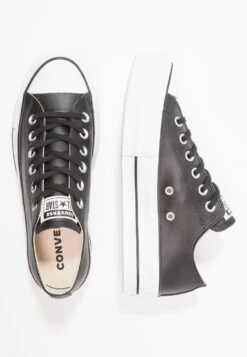 Converse Chuck Taylor All Star Lift Clean - Trainers - Black/White -Converse Store ff611d4d942f417a94d35e84eb8a95e2