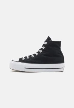 Converse CHUCK TAYLOR ALL STAR LIFT PLATFORM WIDE WIDTH - High-top Trainers - Black/white
